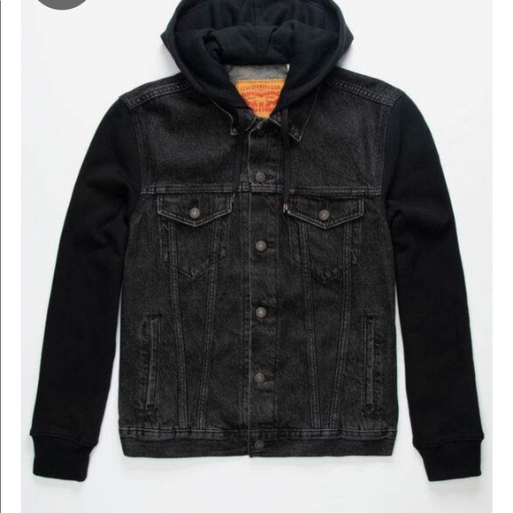 levi's men's hooded jacket